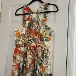 Lulu's Floral Maxi Dress - Multicolor